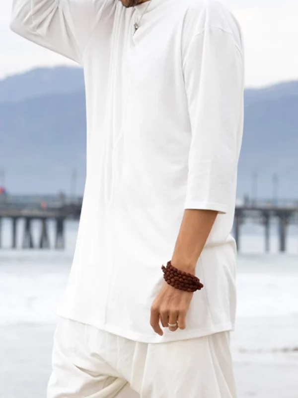 Ivory Bohemian Lounge Shirt - Image 3