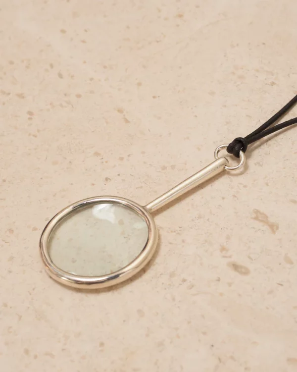 Sterling Silver Magnifying Glass Necklace - Image 4